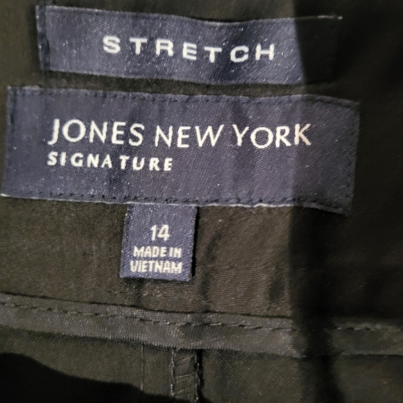 Jones New York Black Skirt with Gold Buttons - Picture 3 of 5